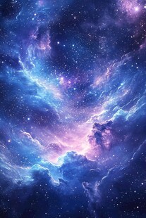 星云宇宙科技背景