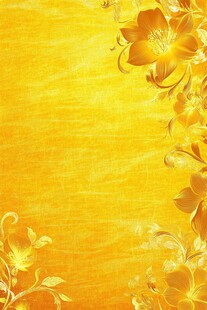 花金属底纹金色