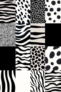 创意斑马皮纹