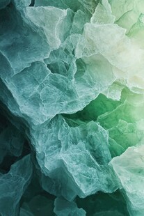 梦幻彩色玻璃晶体状