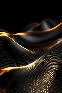 4d金色线条艺术