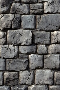 蓝色墙面文化石墙面