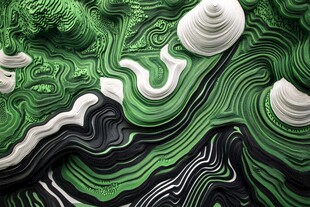 曲线线条流体纹理