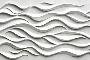 波浪元素墙面