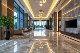 酒店宾馆建筑内景