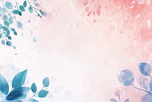 森系幻彩渐变背景