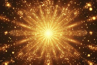 放射金色背景激情四射