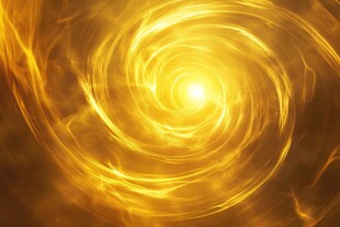 金色漩涡抽象素材