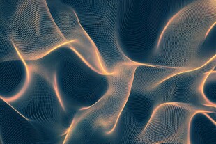 幻彩流体抽象线条背景