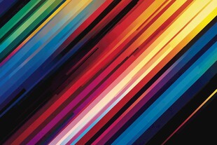 七彩绚丽渐变条纹