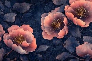 轻奢装饰画花朵