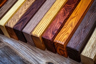 多种颜色木板木材
