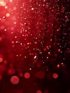 酒红色背景水滴