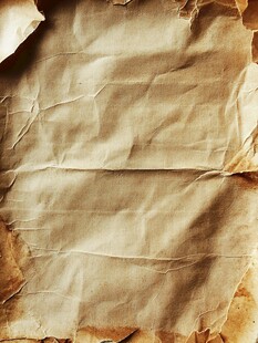 揉皱的牛皮纸