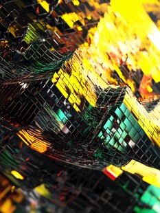 立体抽象电脑图案