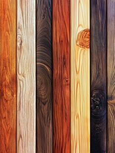 多种颜色木板木材