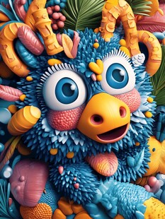 3d立体插画风格