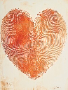 指纹爱心