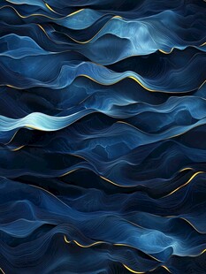 炫彩波浪蓝色渐变纹理