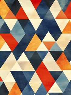 简洁大气拼色纹理