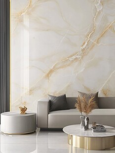 极简金箔石根线条对拼