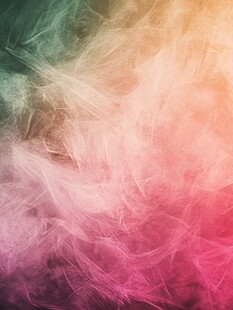 炫丽多彩色粉末海报