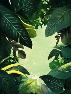 热带雨林插画