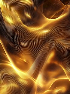 4d金色线条艺术