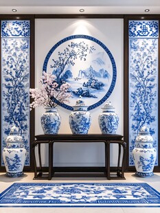客厅大摆件青花瓷