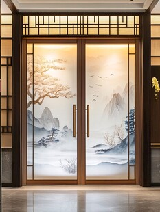 新中式山水门窗
