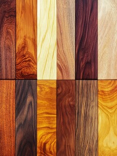 多种颜色木板木材