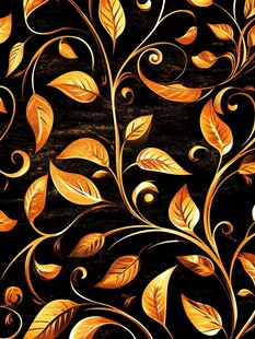 金色花纹木纹背景