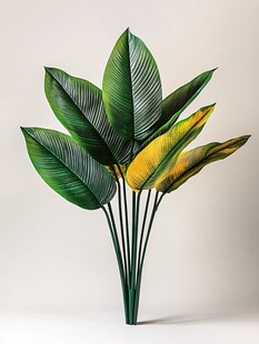 北欧风芭蕉叶