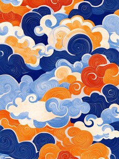 宋代云图高端云纹装饰