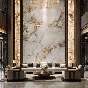 轻奢大理石背景墙