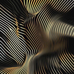 4d金色线条艺术