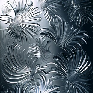 3d立体金属花纹