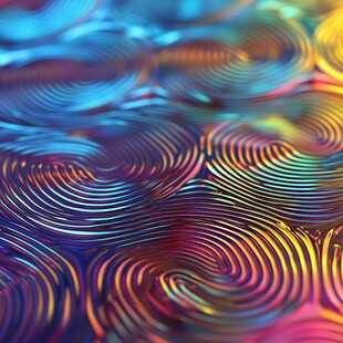 流光意境彩色渲染图案