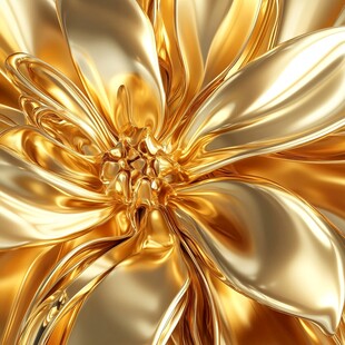 汇聚凝聚缠绕金色质感