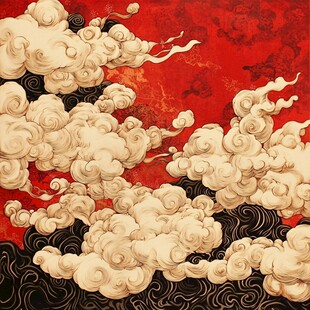 宋代云图高端云纹装饰