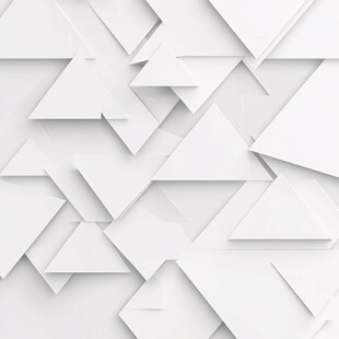 白色几何体背景