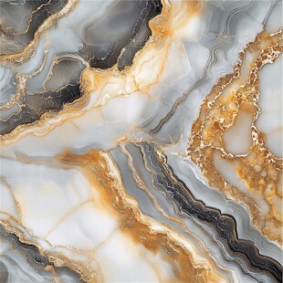 金色透光大理石装饰画