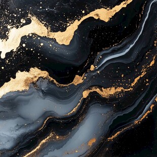 流体大理石金色素材