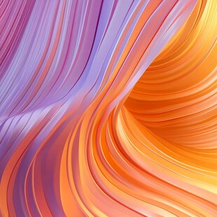 多彩曲线唯美高雅形状