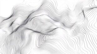 高级灰线条波浪纹理