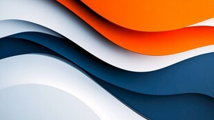 简洁大气拼色曲线纹理