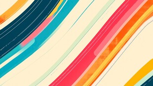 简洁大气拼色曲线纹理