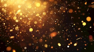 高清金色梦幻光斑