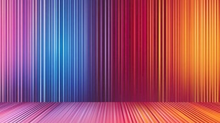 多彩竖线条渐变背景