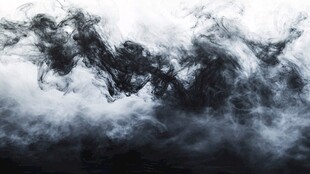 意境抽象烟墨画